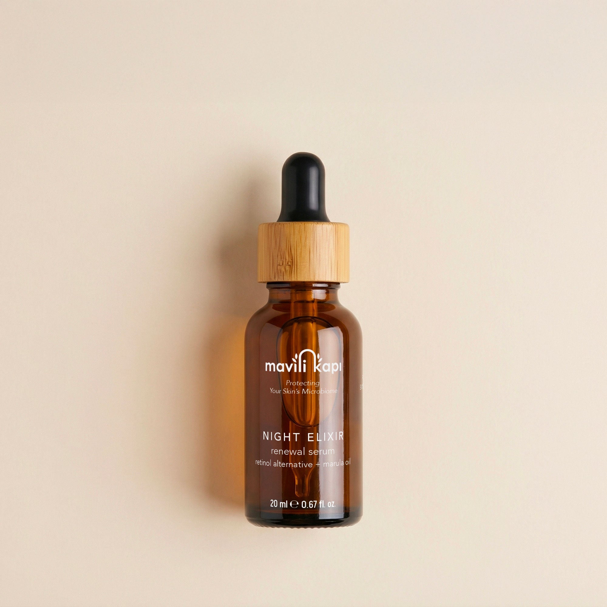 Night Elixir bakuchiol doğal retinol alternatifi gece serumu — Mavili Kapı