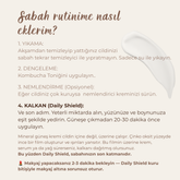 Sabah bakım rutini — Daily Shield son katman