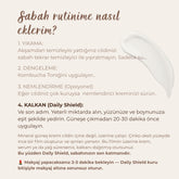 Sabah bakım rutini — Daily Shield son katman
