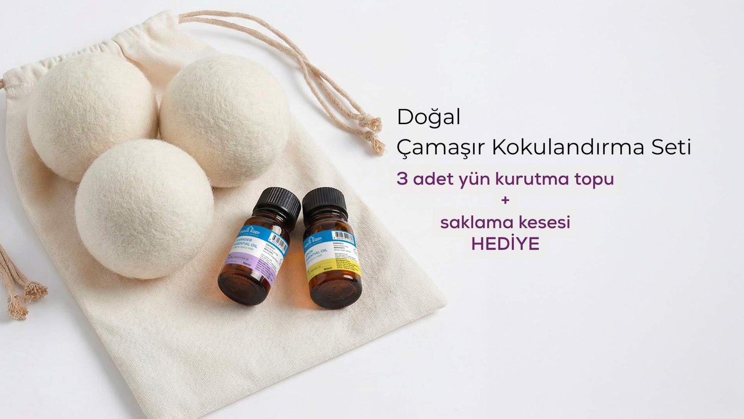 Doğal çamaşır kokulandırma seti - Mavilikapı Aromaterapi