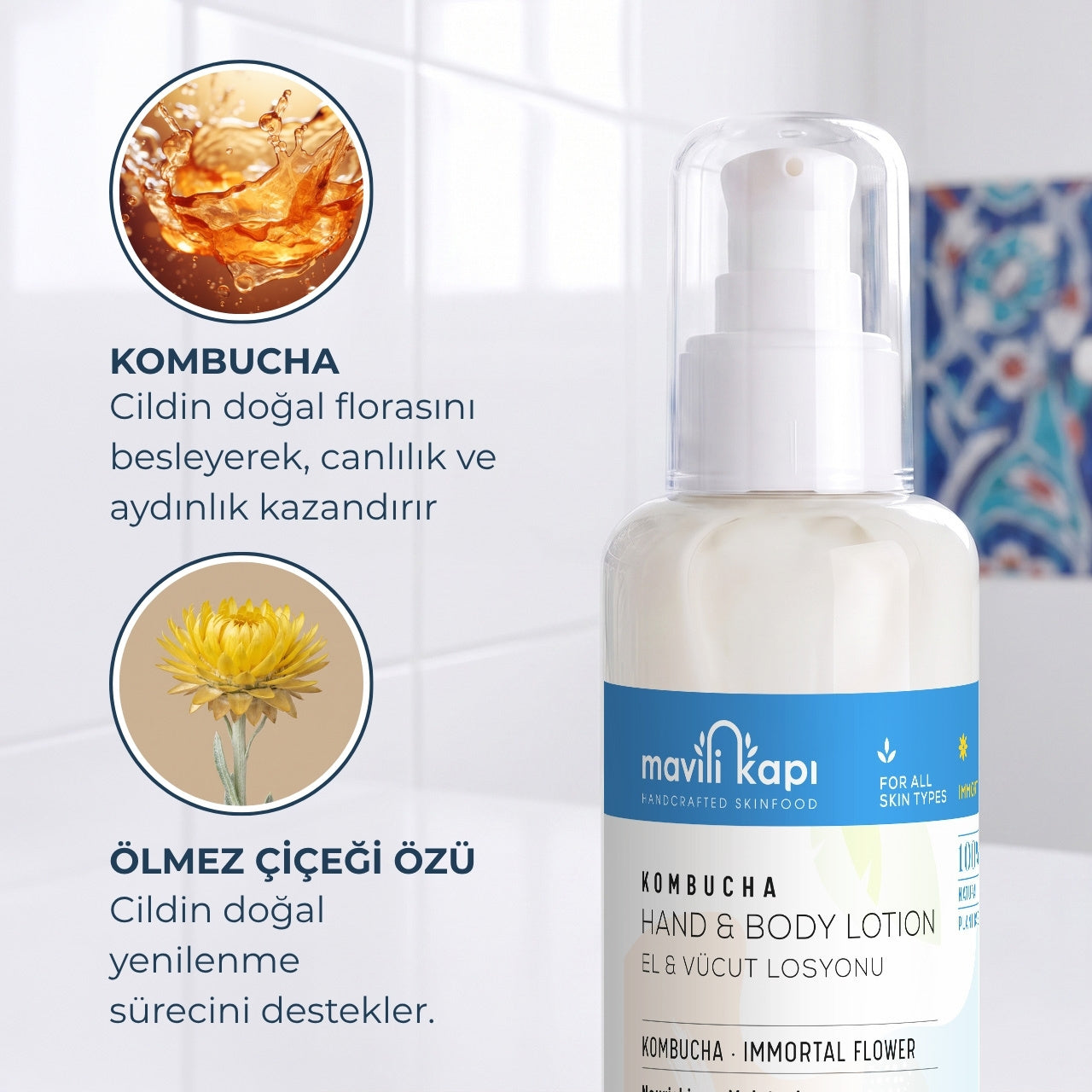 P. BIOTIC EL &amp; VÜCUT LOSYONU Yumuşak, Esnek ve Işıl Işıl Bir Cilt İçin