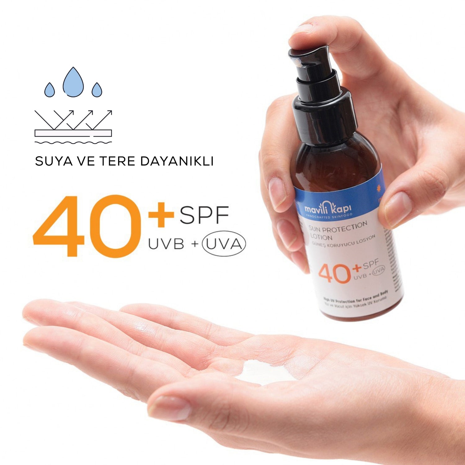 GÜNEŞ KORUYUCU LOSYON 40+SPF Doğal İçeriklerle Güçlü Koruma