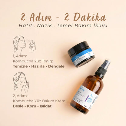 2 Adım · 2 Dakika Sabah Rutini | Hafif . Nazik . Temel Bakım İkilisi | %15 Avantajlı