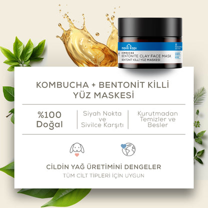 Arınma ve Yenilenme Ritüeli: Kil Maskesi &amp; Kombucha Kremi [SINIRLI SAYIDA]