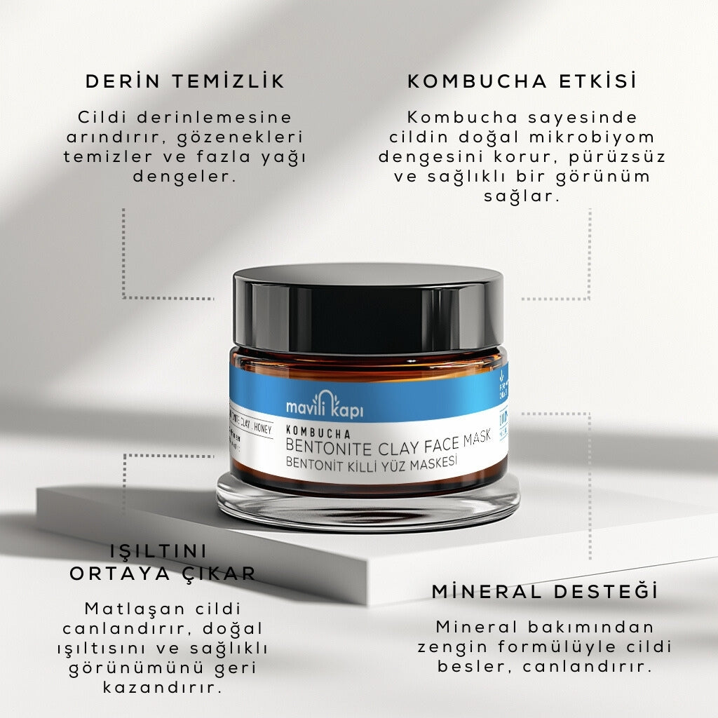 Arınma ve Yenilenme Ritüeli: Kil Maskesi &amp; Kombucha Kremi [SINIRLI SAYIDA]