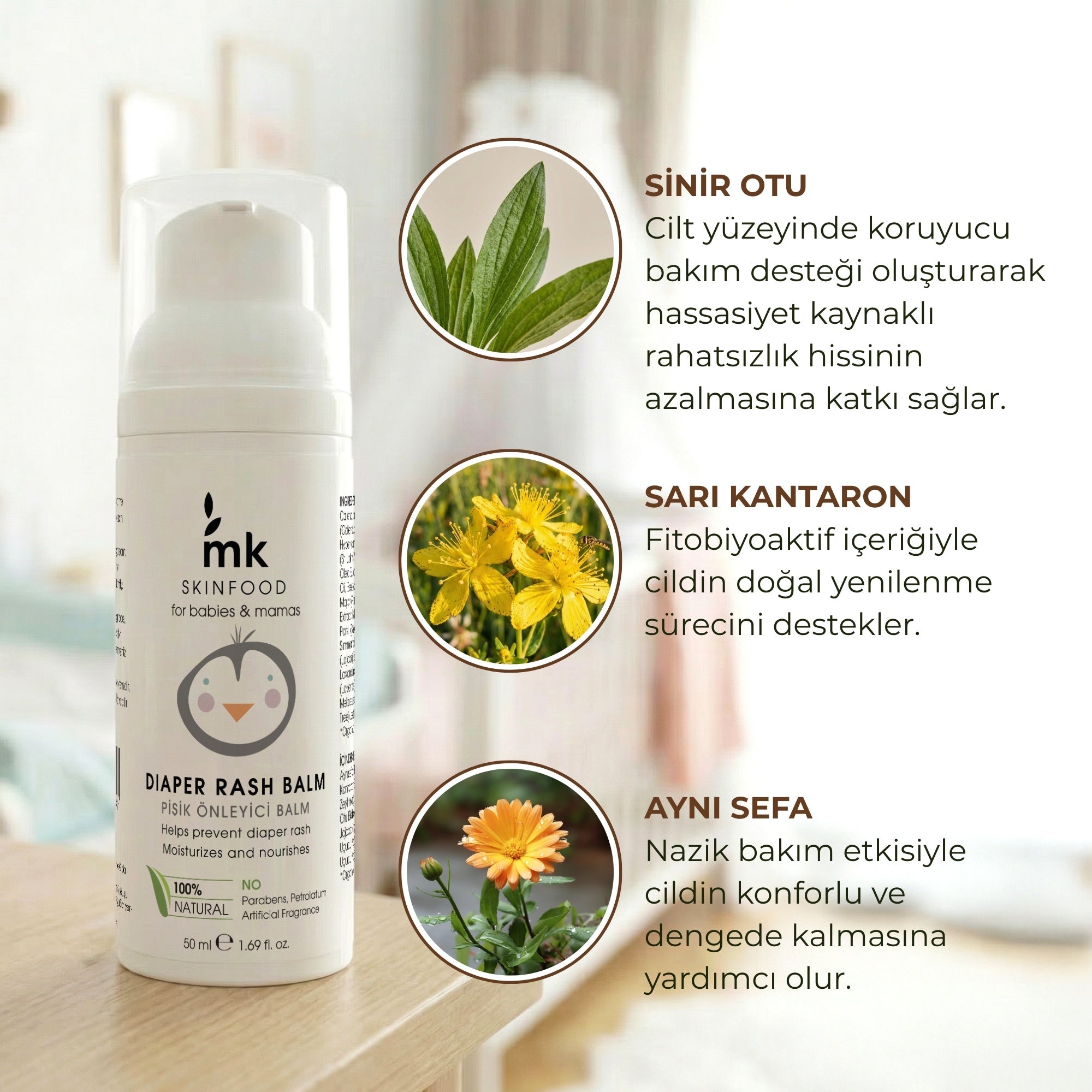 Pişik Önleyici Balm - Anahtar içerikler