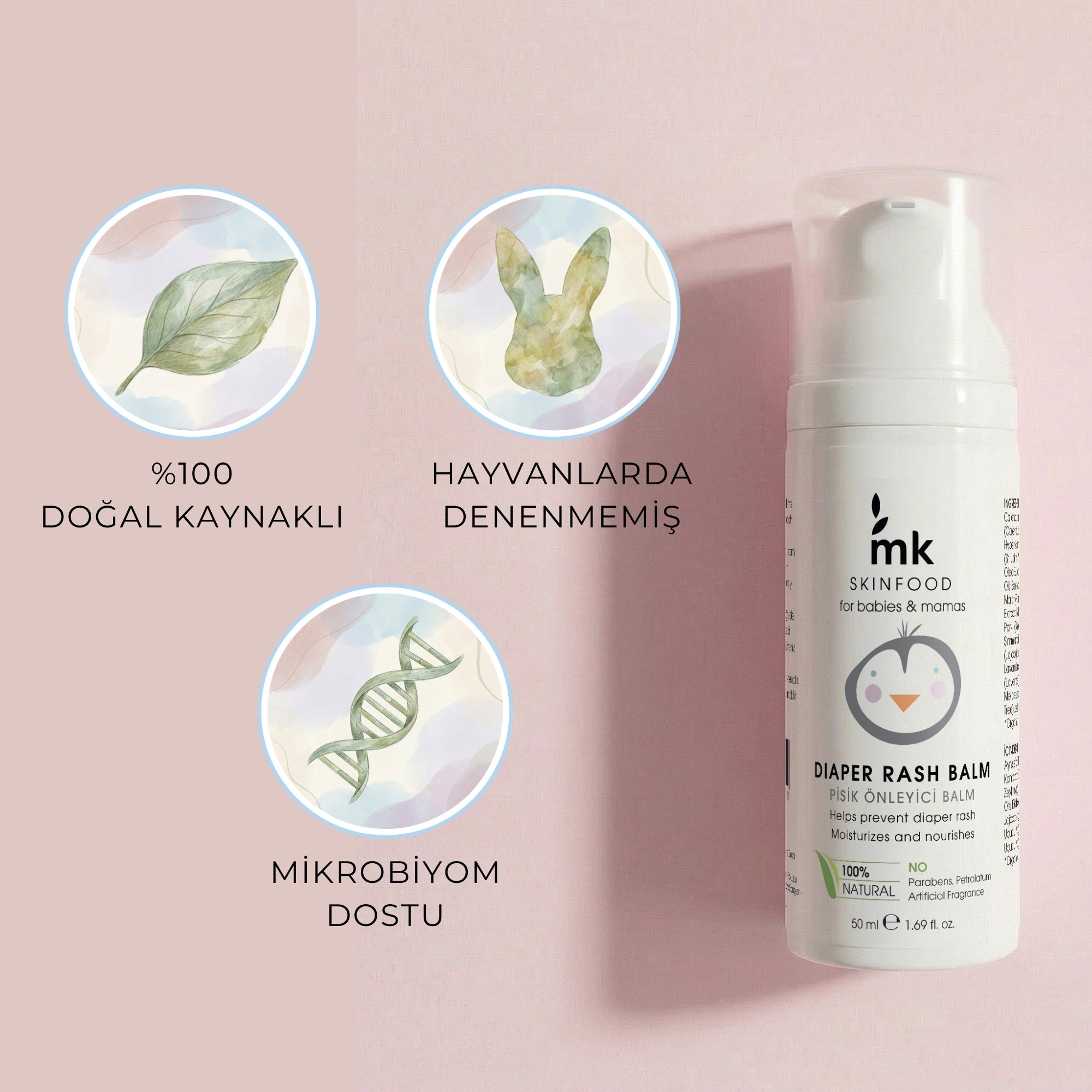 Pişik Önleyici Balm - hayvanlarda denenmemiş